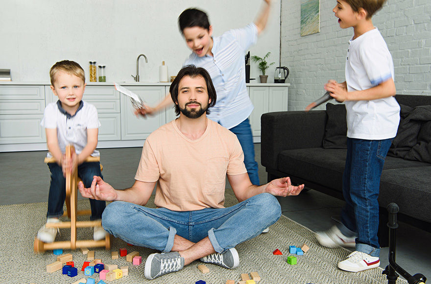 Child Behavior Clinic - Father Gets Stress Relief