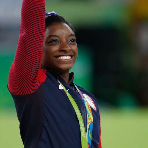 A celebrity with ADHD - Simone Biles at the 2016 Olympics